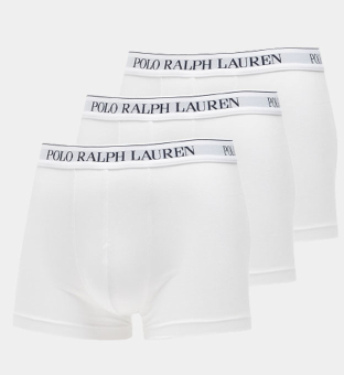 Ralph Lauren 3 Pack Boxers Mens White