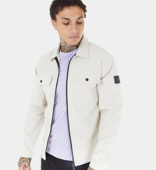 Avant Garde Overshirt Mens White