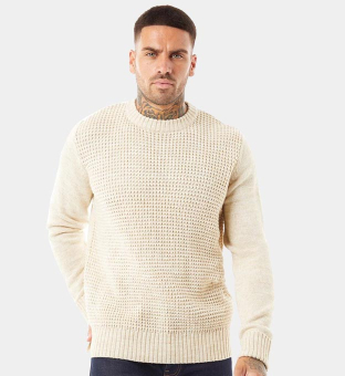 Ben Sherman Jumper Mens Cream