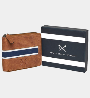 Crew Clothing Wallet Mens Tan