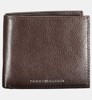 Tommy Hilfiger Wallet Mens Dark Marrone