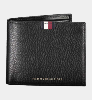 Tommy Hilfiger Wallet Mens Dark Black