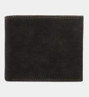 Lumberjack Wallet Mens Dark Black