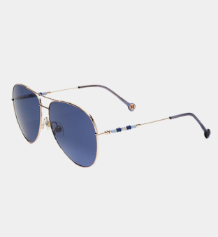 Carolina Herrera Sunglasses Womens Gold Blue