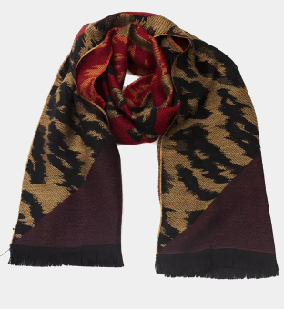 Cavalli Class Scarf Mens Brown