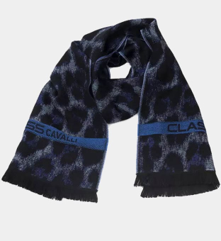 Cavalli Class Scarf Mens Blue