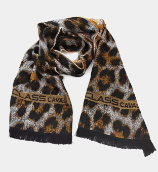 Cavalli Class Scarf Mens Brown Black