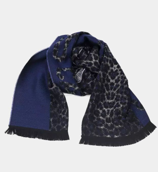 Cavalli Class Scarf Mens Royal Blue