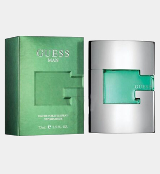 Guess Fragrance Mens Silver Green