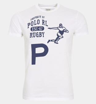 Ralph Lauren Rugby T-shirt Mens White