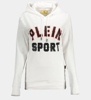 Plein Sport Hoody Womens Off White