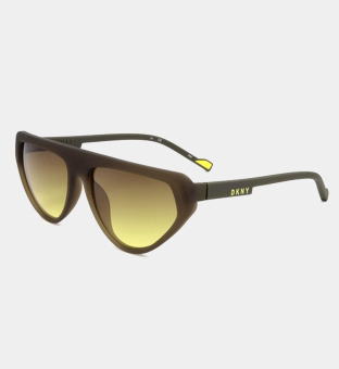 DKNY Sunglasses Womens Olive Green Yellow