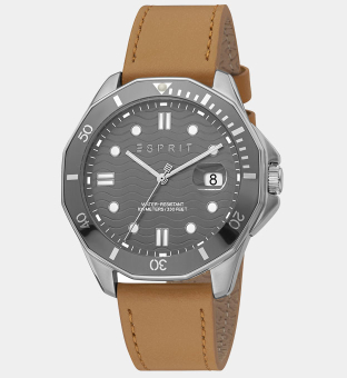 Esprit Watch Mens Brown Grey