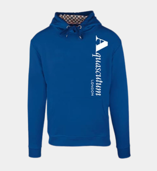 Aquascutum Hoody Mens Royal