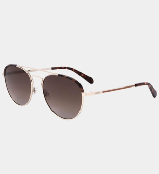 Fossil Sunglasses Mens Light Gold