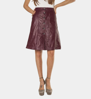 Mangotti Skirt Womens Bordeaux