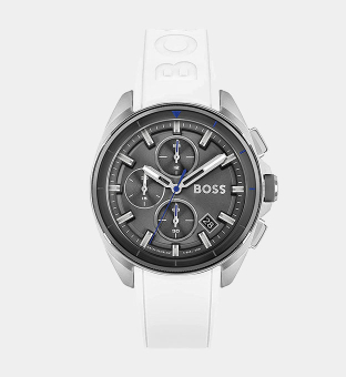 Hugo Boss Watch Mens White Grey