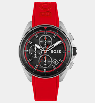 Hugo Boss Watch Mens Red Black