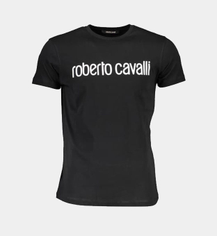 Roberto Cavalli T-shirt Mens Black