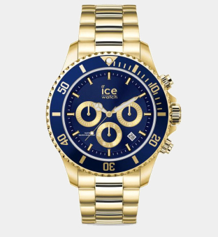 Ice-Watch Watch Mens Blue Yellow Gold