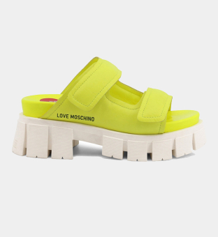 Love Moschino Sandals Womens Yellow