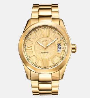 JBW Watch Mens Yellow Gold