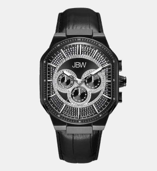 JBW Watch Mens Dark Black