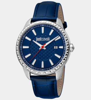 Just Cavalli Watch Mens Night Blue Silver