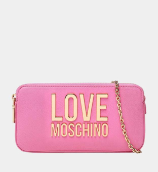 Love Moschino Clutch Bag Womens Pink