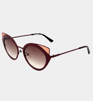 Karl Lagerfeld Sunglasses Womens Matte Wine