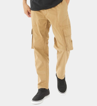 Brave Soul Cargo Pants Mens Brown