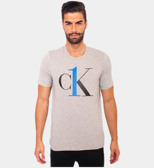 Calvin Klein T-shirt Mens Grey