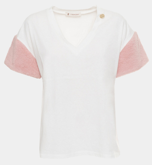 Mangano Top Womens White Pink