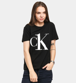 Calvin Klein T-shirt Womens Black
