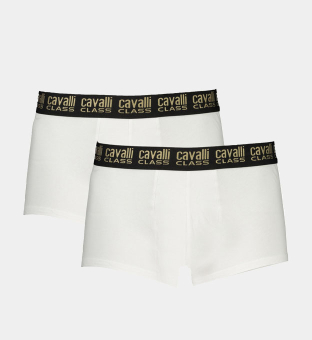 Cavalli Class 2 Pack Boxers Mens White