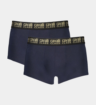 Cavalli Class 2 Pack Boxers Mens Blue
