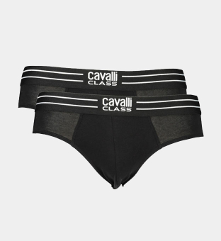 Cavalli Class 2 Pack Briefs Mens Black