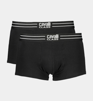 Cavalli Class 2 Pack Boxers Mens Black