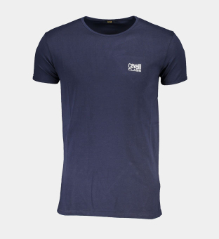 Cavalli Class T-shirt Mens Blue