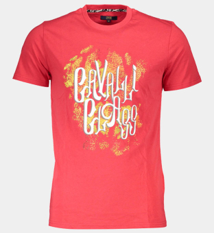 Cavalli Class T-shirt Mens Red
