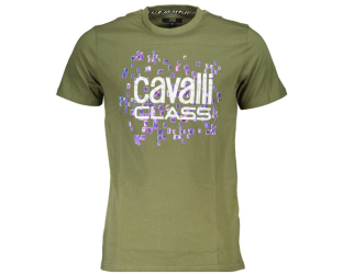 Cavalli Class T-shirt Mens Green
