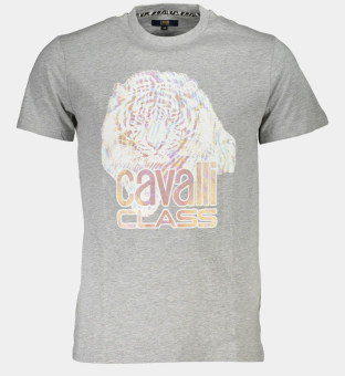 Cavalli Class T-shirt Mens Grey