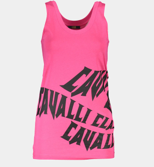 Cavalli Class T-shirt Womens Pink