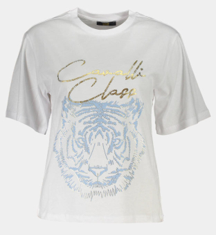 Cavalli Class T-shirt Womens White