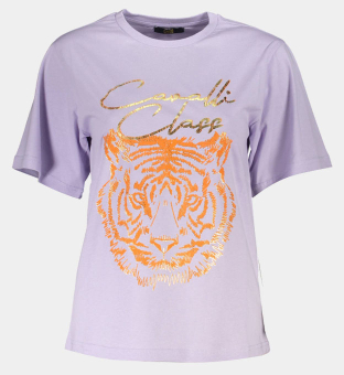 Cavalli Class T-shirt Womens Violet