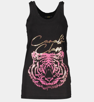 Cavalli Class T-shirt Womens Black