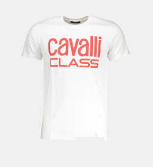 Cavalli Class T-shirt Mens White