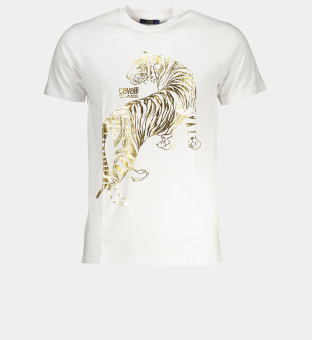 Cavalli Class T-shirt Mens White