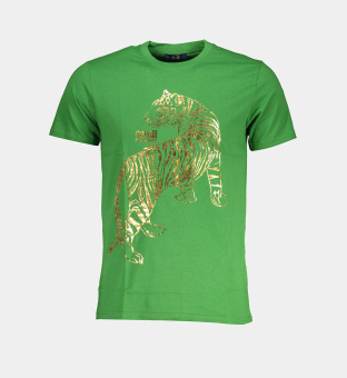 Cavalli Class T-shirt Mens Green