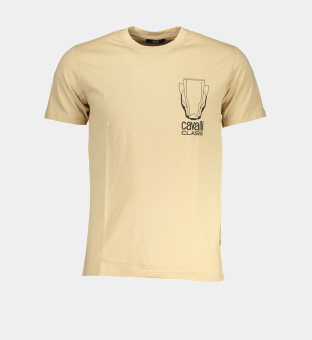 Cavalli Class T-shirt Mens Beige